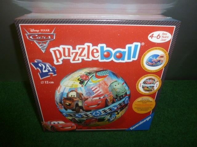NIEUW Disney Cars Puzzel bal 12 cm 24 puzzelstukken, Ophalen of Verzenden, 10 tot 50 stukjes, Nieuw, 4 tot 6 jaar