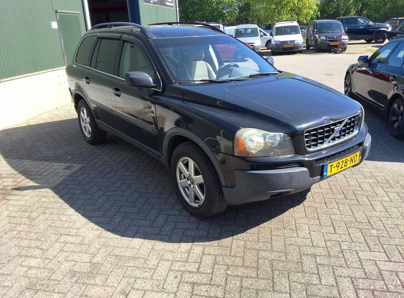 Volvo XC90 2.5 T 2005 Zwart DEMONTAGE, Auto's, Volvo, XC90, Handgeschakeld, Vierwielaandrijving, SUV of Terreinwagen