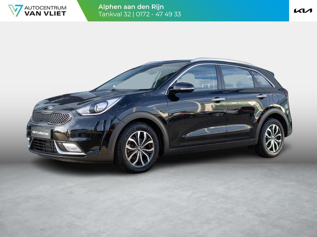 Kia Niro 1.6 GDi Hybrid DynamicLine | Trekhaak afneembaar |, Auto's, Kia, 12 maanden, Gebruikt, Euro 6, Leder en Stof
