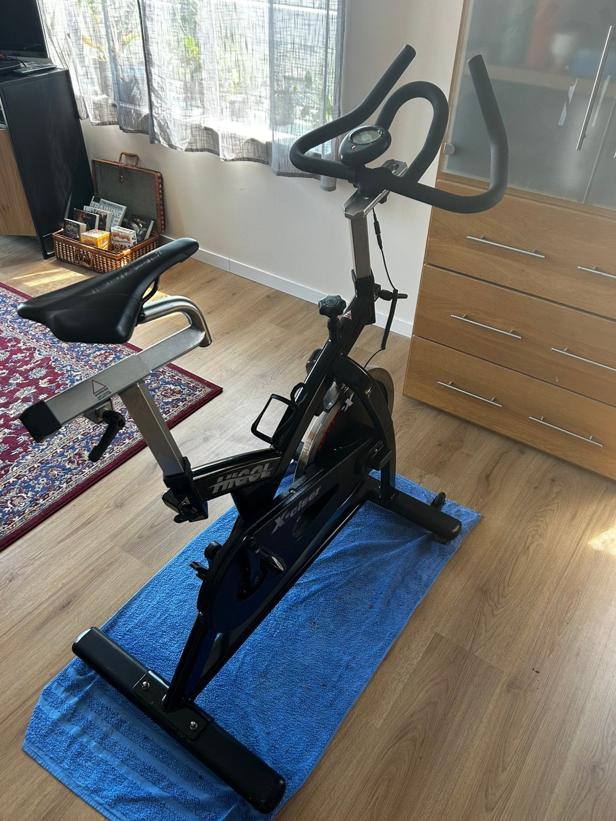 HIGOL X-CISER Hometrainer / spinning bike, Ophalen, Zo goed als nieuw, Hometrainer