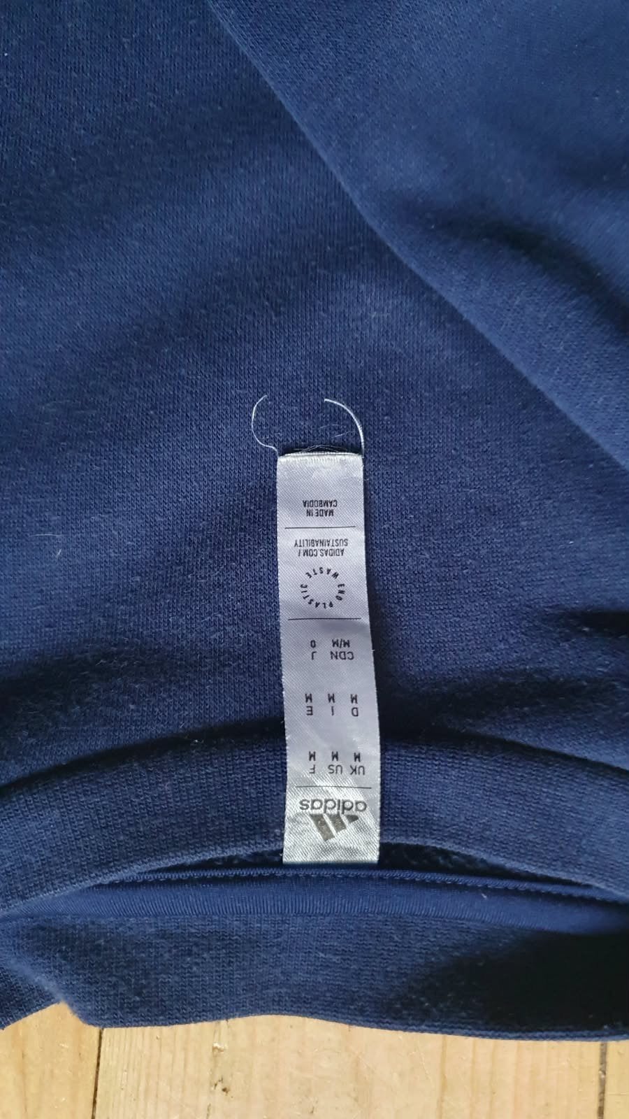 Adidas Trui Maat M - Donkerblauw, Kleding | Heren, Ophalen of Verzenden, Adidas, Gedragen, Maat 48/50 (M)