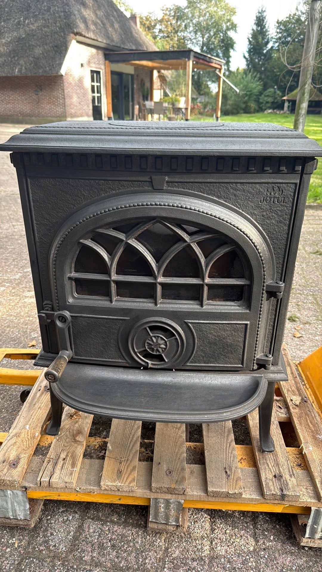 SPOEDVERKOOP - Houtkachel, Ophalen, Gebruikt, Houtkachel, Vrijstaand