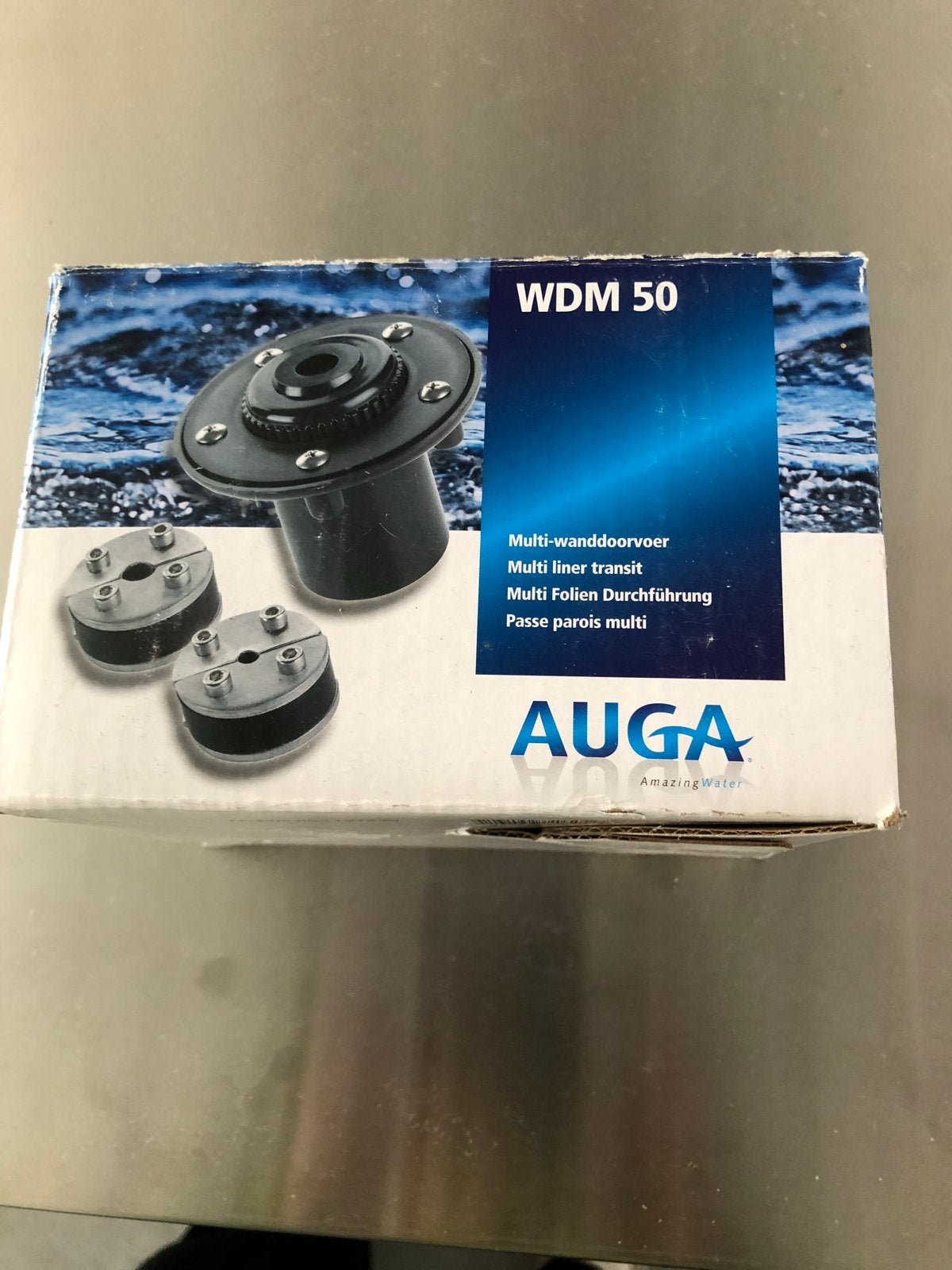 AUGA WDM 50 Multi-wanddoorvoer voor vijver/zwembad, Ophalen of Verzenden, Nieuw, Overige typen