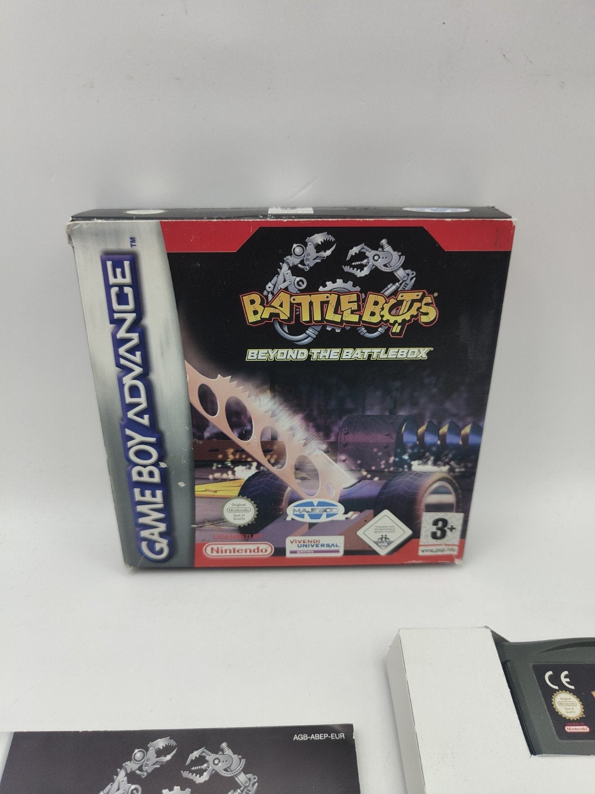 BattleBots: Beyond the BattleBox - Gameboy Advance CIB, Spelcomputers en Games, Avontuur en Actie, 1 speler, Onbekend, Ophalen of Verzenden