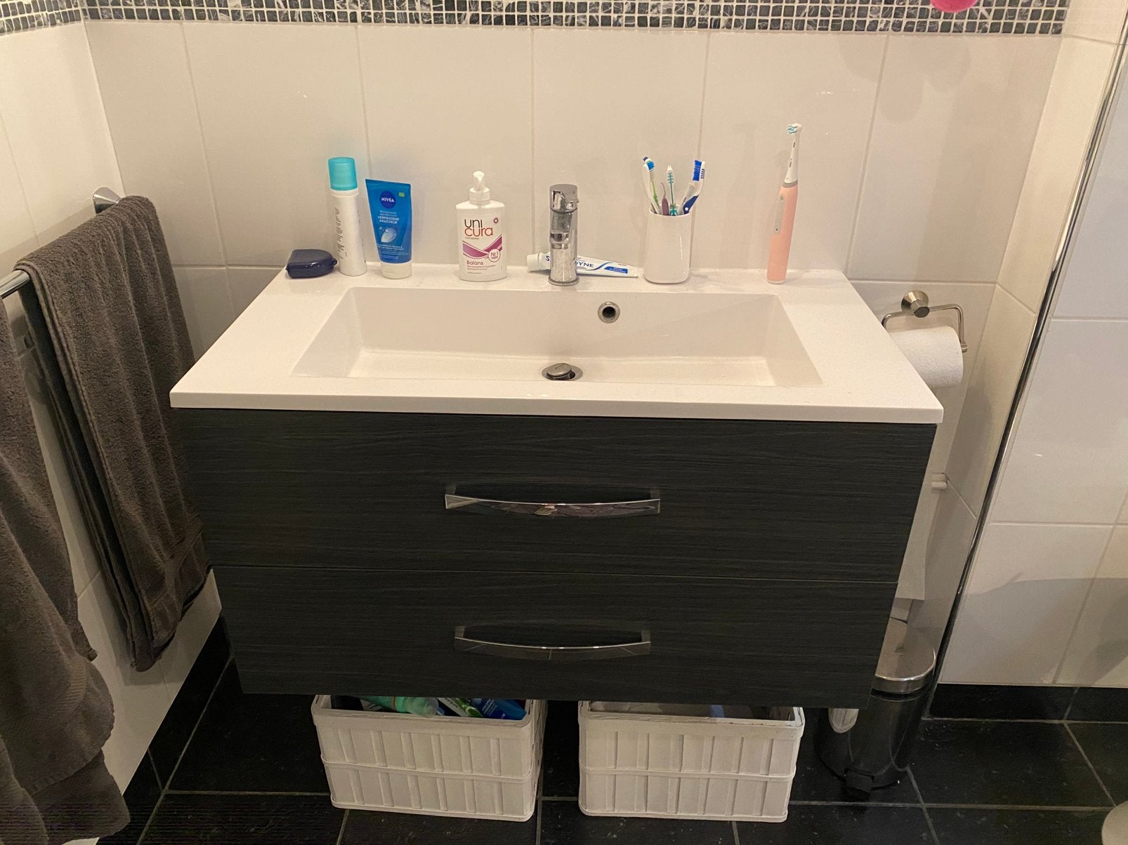 Badkamer meubels en spiegels, Ophalen, Gebruikt, Overige typen, 50 tot 100 cm