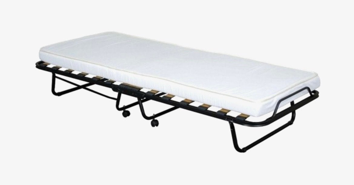 Vouwbed 90x200 cm - Zo goed als nieuw, 90 cm, Eenpersoons, Ophalen of Verzenden, Zo goed als nieuw