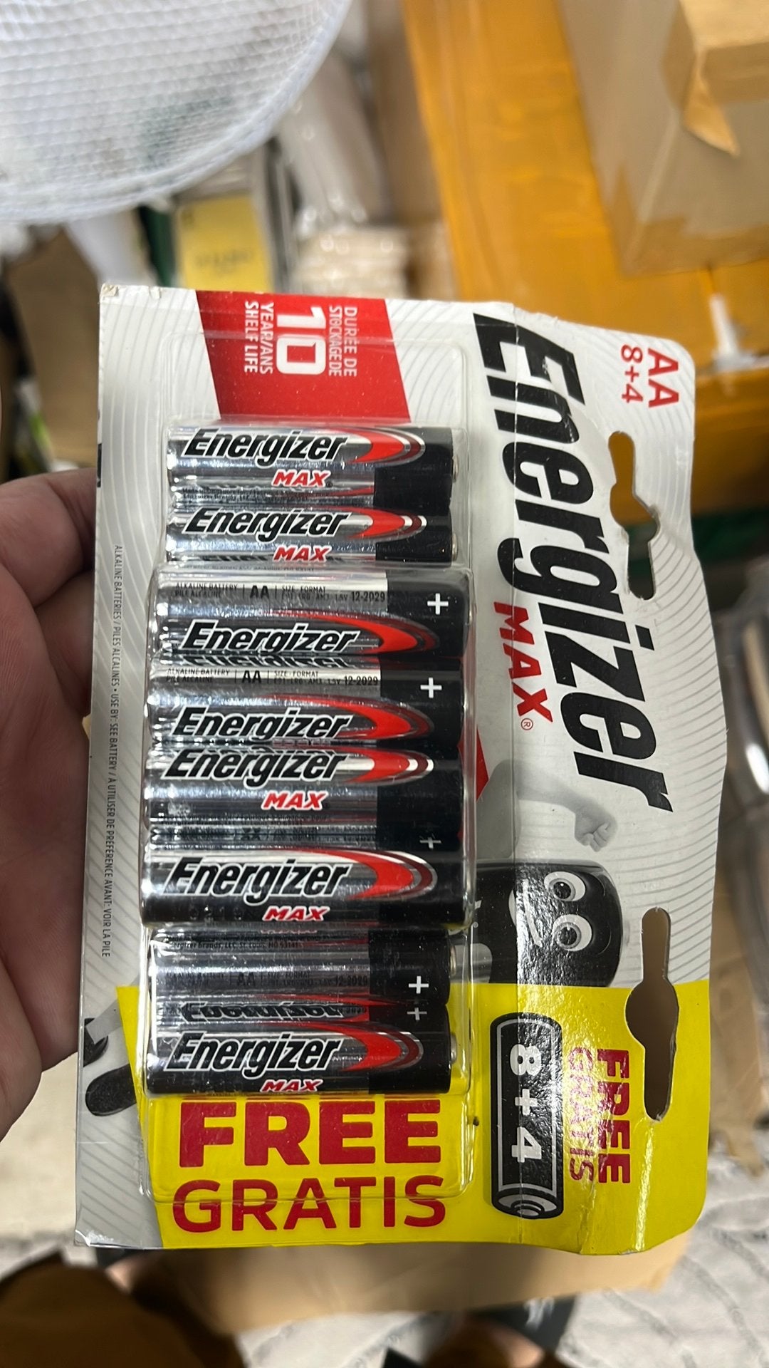 Energizer max 1packje 12stucks Partij 50 pakjes, Ophalen, Zo goed als nieuw