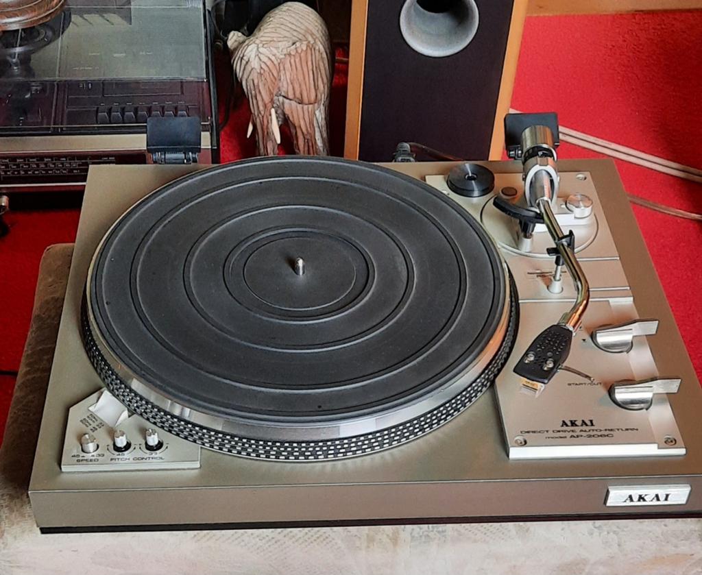 Te koop akai ap-206c direct drive platenspeler  🟢, Audio, Tv en Foto, Platenspelers, Ophalen, Akai