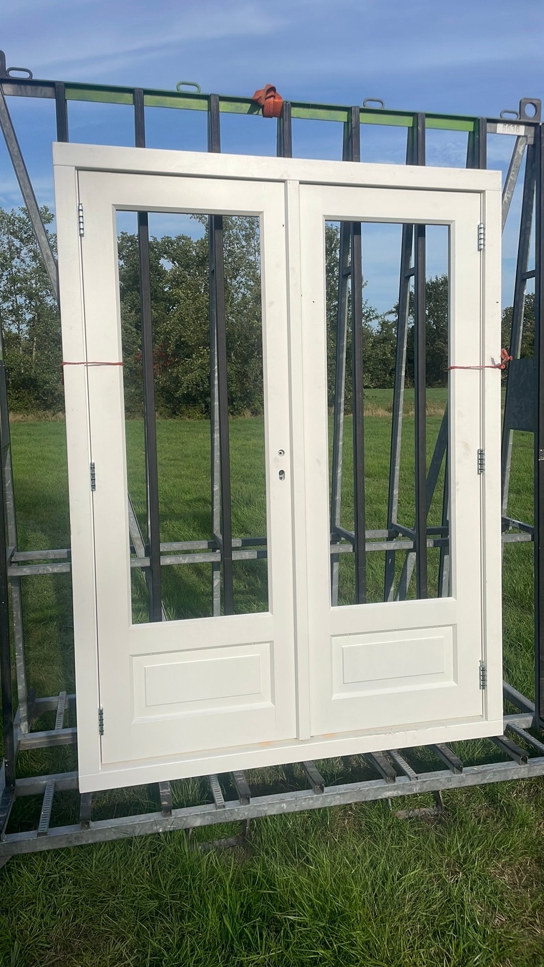 Openslaande deuren, 75 tot 150 cm, Deurkozijn, Ophalen of Verzenden, Zo goed als nieuw