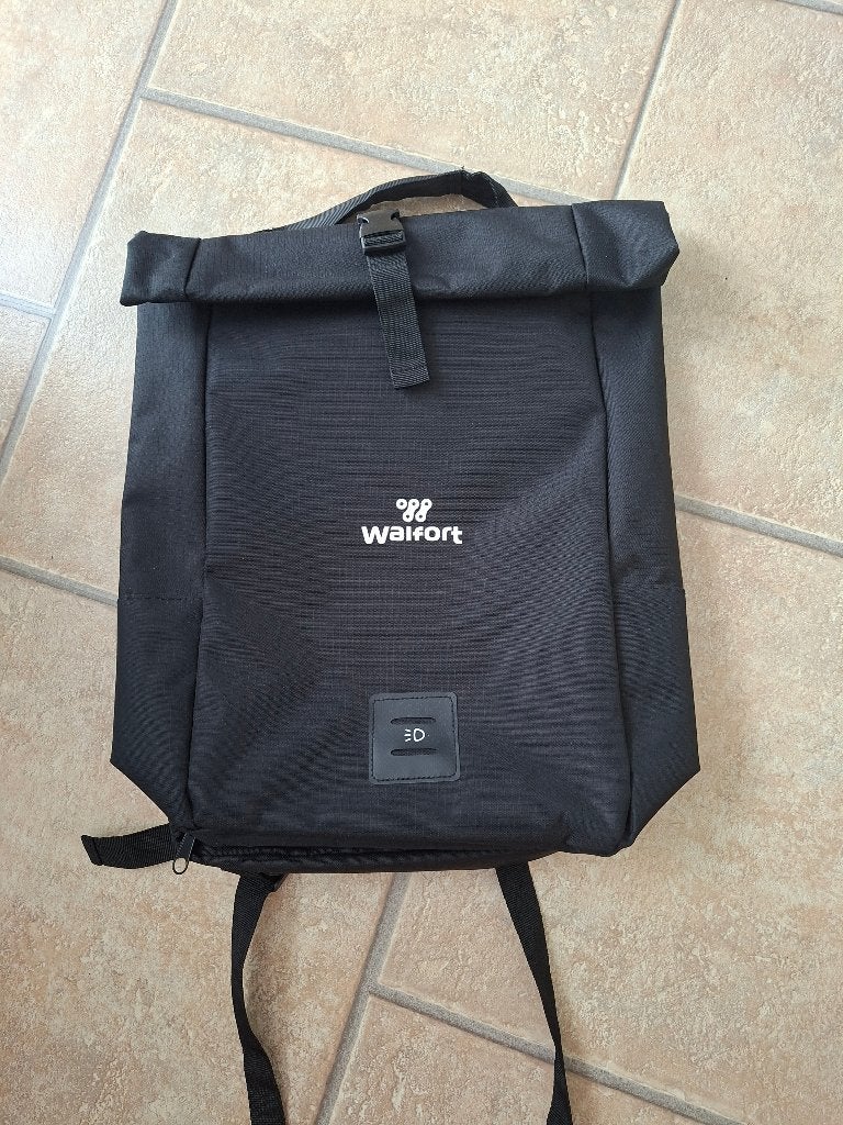 NIEUWE dubbele fietstas / rugzak zwart 25 liter reflectie, Ophalen of Verzenden, Nieuw, Walfort