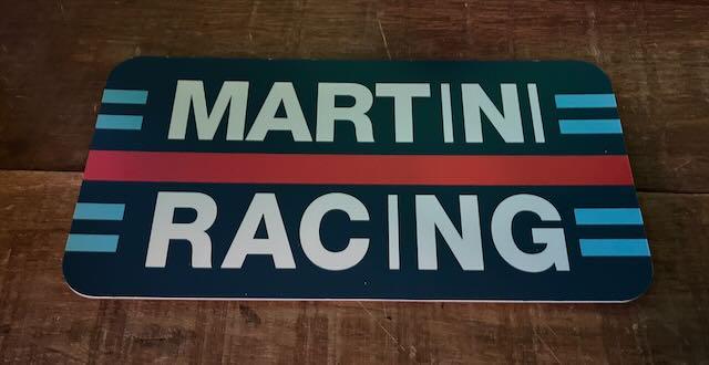 MARTINI RACING - reclamebord, Verzamelen, Ophalen of Verzenden, Zo goed als nieuw, Auto's