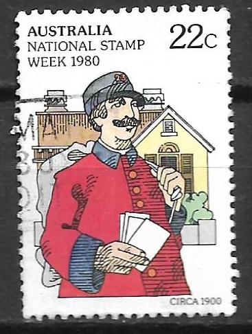 Australie 1980 Nationale postzegelweek, Verzenden, Gestempeld
