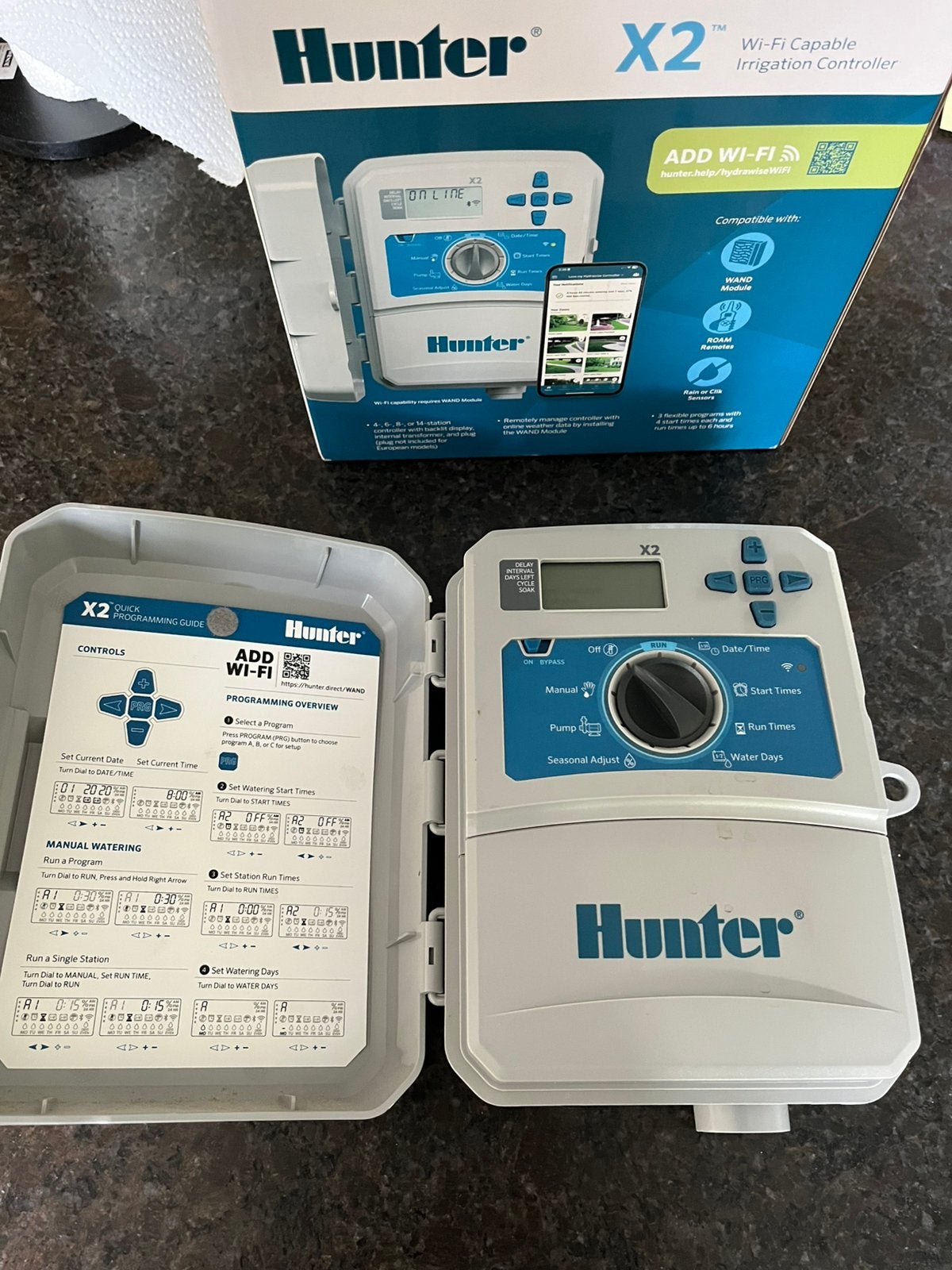 Hunter X2 beregeningscomputer, Tuin en Terras, Ophalen of Verzenden, Zo goed als nieuw