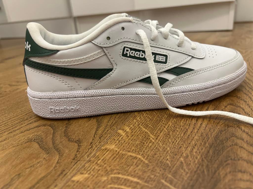 Reebok Club C Revenge sneakers wit/groen, Wit, Overige typen, Ophalen of Verzenden, Zo goed als nieuw