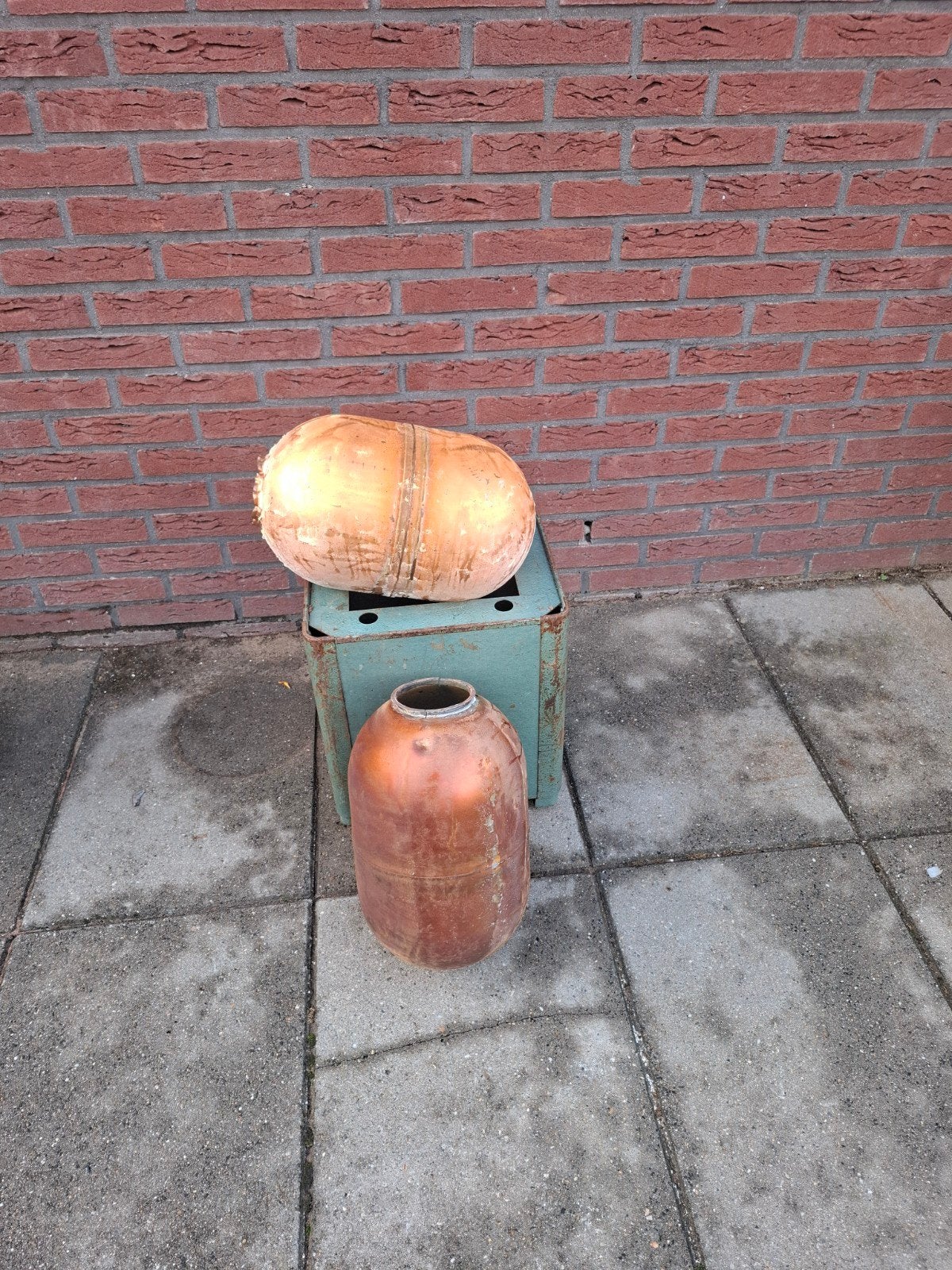 koperen boilervat /koperen ketels, Abstract, Nieuw, Metaal, Herbruikbaar