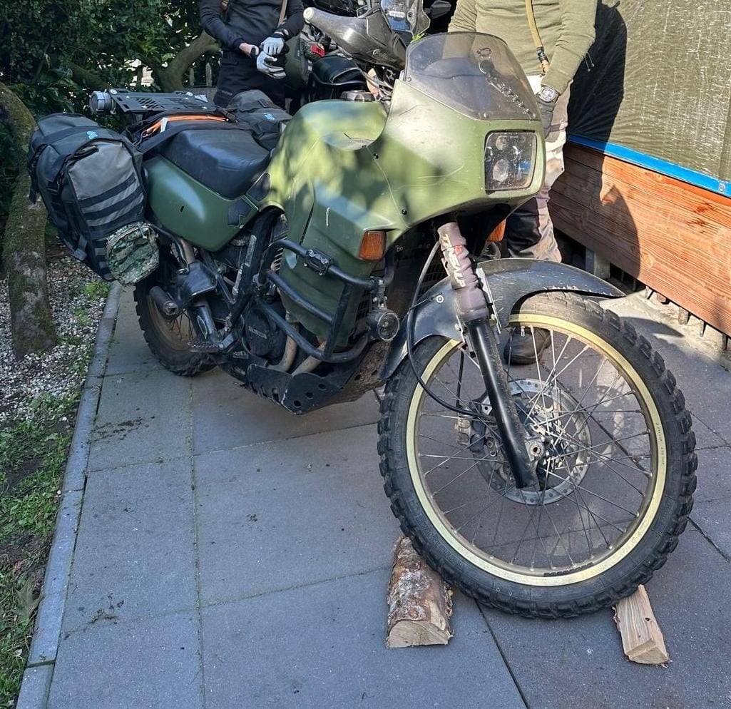 Honda Transalp 1993 gepoedercoat. ervaren offroader!!, Motoren, 2 cilinders, Motorrijbewijs A, Gebruikt, Particulier