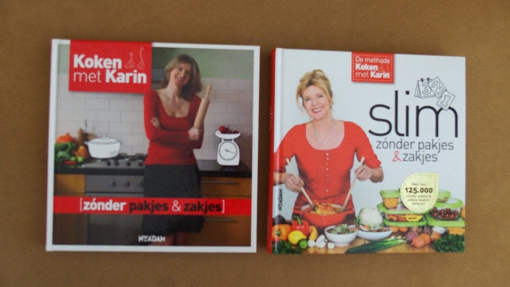 2x Koken met Karin - Karin Luiten, Boeken, Ophalen of Verzenden, Zo goed als nieuw, Gezond koken, Nederland en België