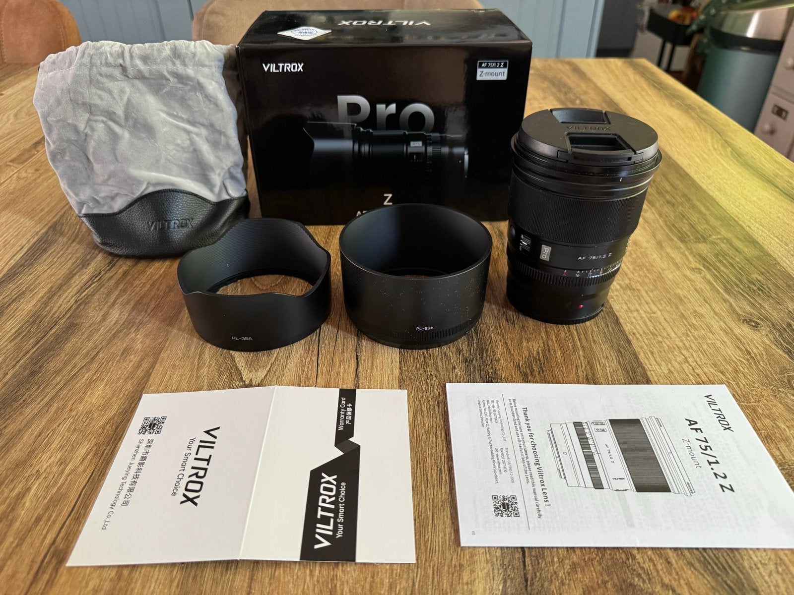 Viltrox AF 75mm F1.2 Z Pro lens voor Nikon Z-mount, Audio, Tv en Foto, Fotografie | Lenzen en Objectieven, Zo goed als nieuw, Telelens