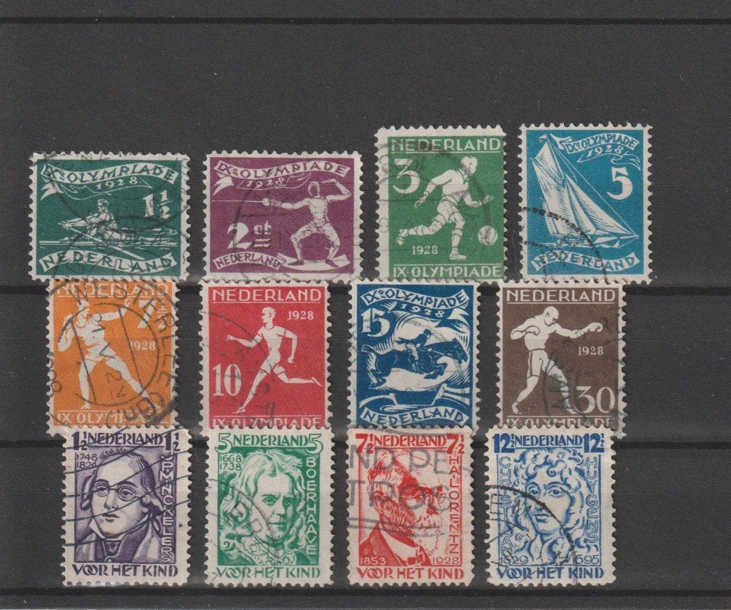 Nederland - jaargang 1928 gestempeld, compleet., Ophalen of Verzenden, T/m 1940, Gestempeld