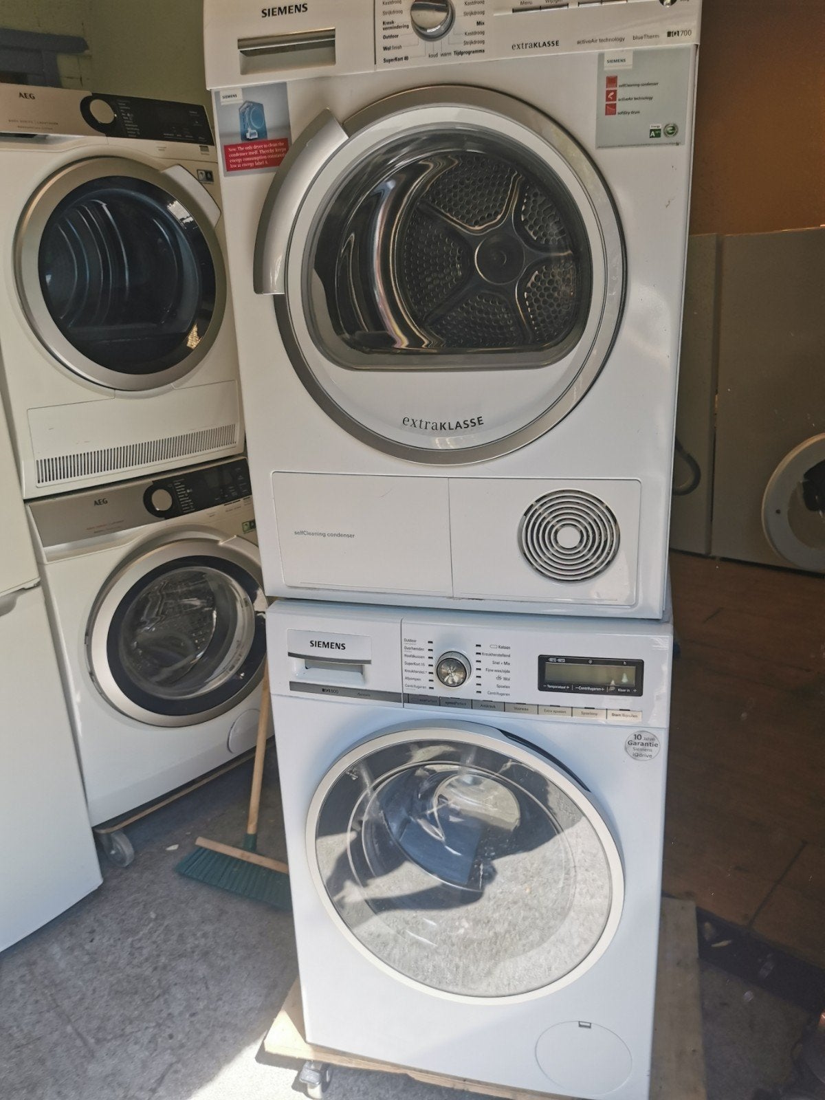 SiemensWasmachine - 9kg, 1400 toeren, ecoPerfectTe koop, 6 tot 8 kg, Ophalen of Verzenden, Zo goed als nieuw, 85 tot 90 cm