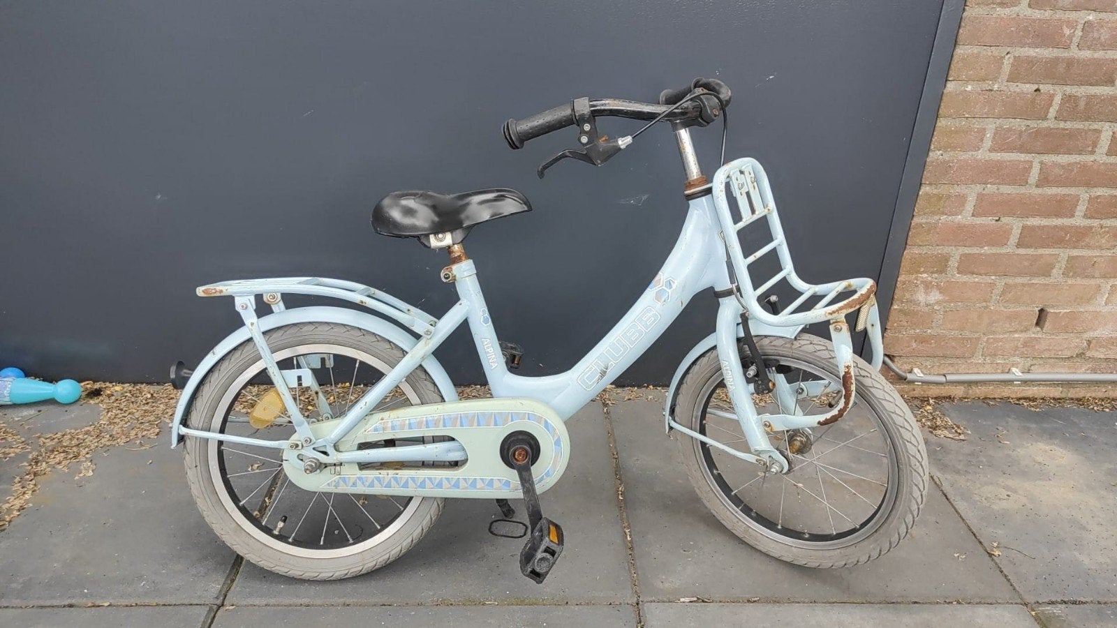 Alpina Clubb kinderfiets 16 inch - Gebruikt, Fietsen en Brommers, Fietsen | Kinderfietsjes, Terugtraprem, Alpina, Ophalen of Verzenden