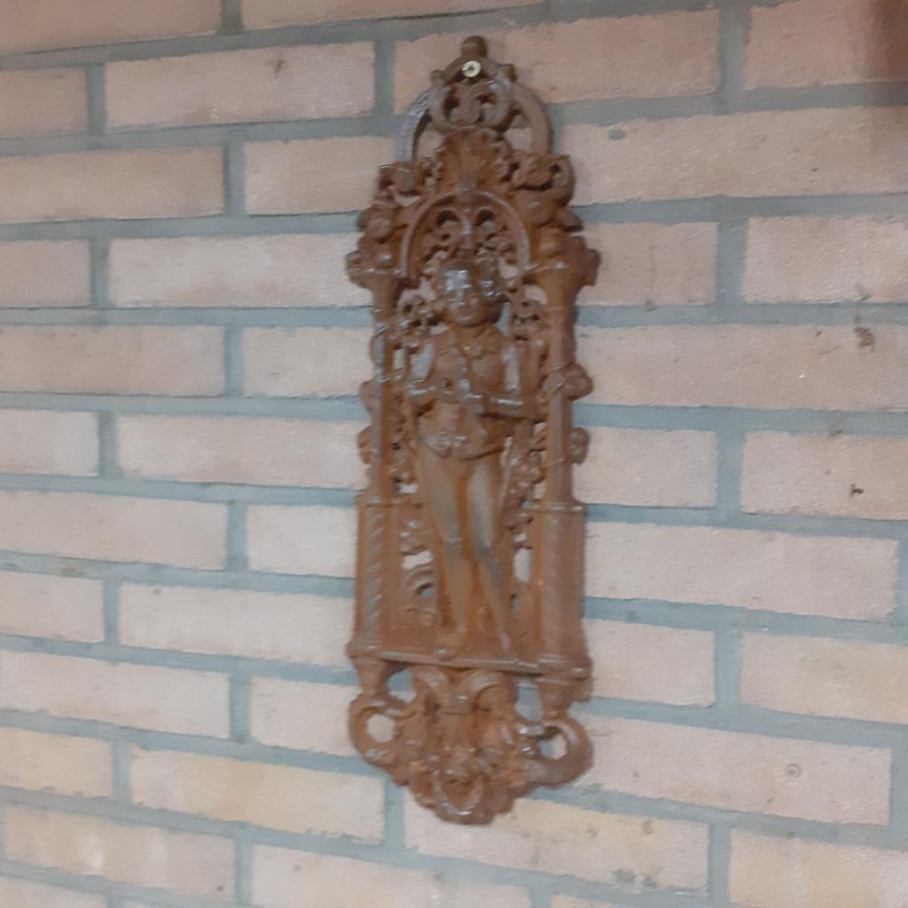 Muurplaquette of deurornament gietijzer, Ophalen of Verzenden