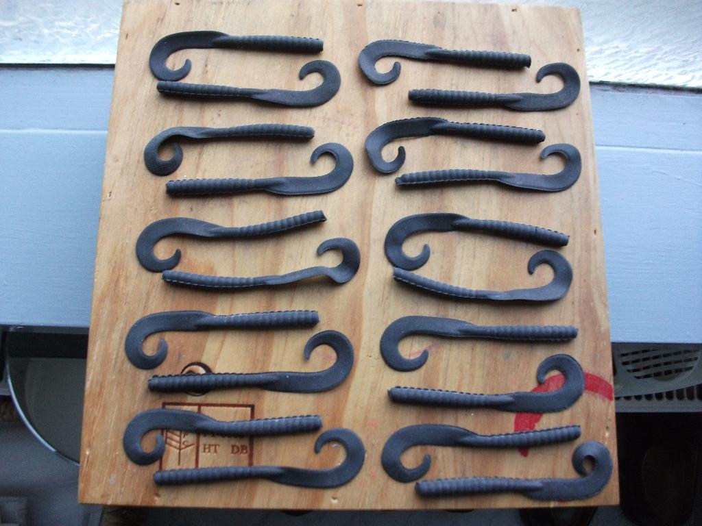 50 stuks Jelly kunstaas twisters / roofvis twisters, Watersport en Boten, Ophalen of Verzenden, Nieuw, Kunstaas