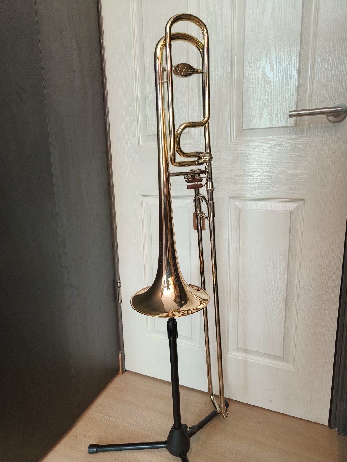 Voigt Brass JV-180-OG Ambition Bb/F Trombone - Nieuw, Muziek en Instrumenten, Ophalen of Verzenden, Nieuw, Tenor