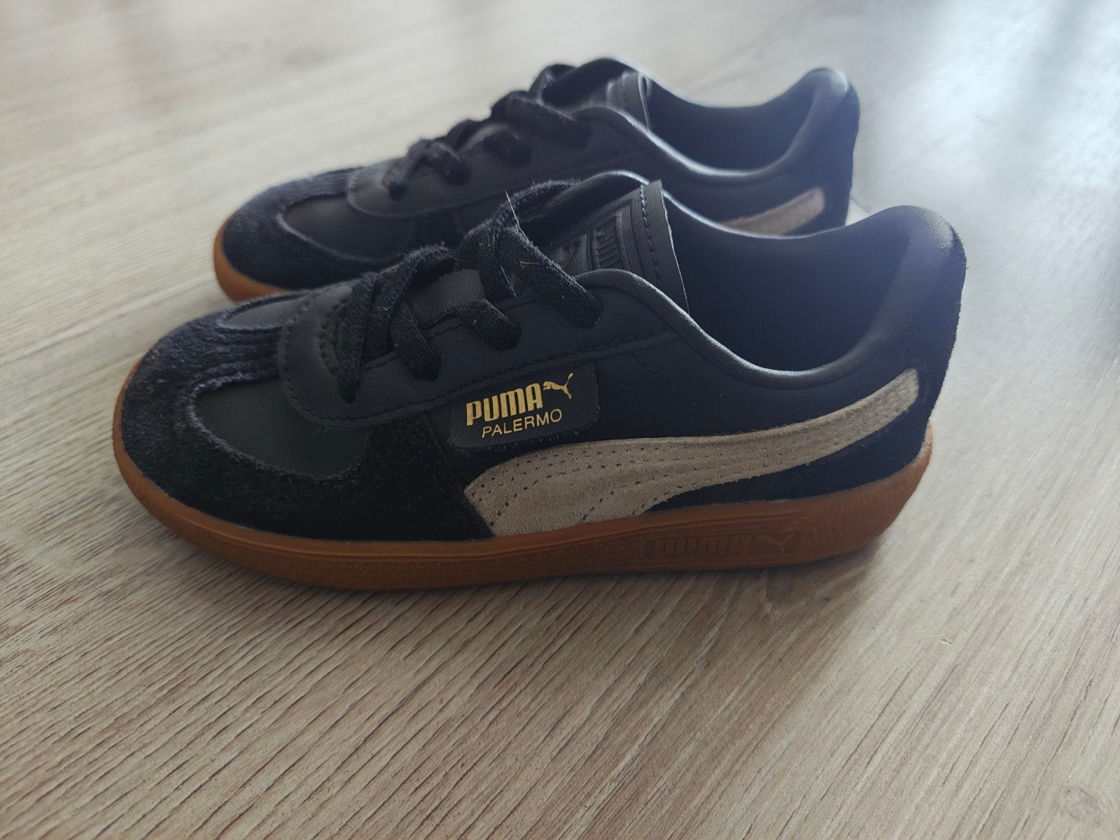 Puma Palermo Lth zwart maat 25, Gebruikt, Puma, Schoenen, Ophalen of Verzenden