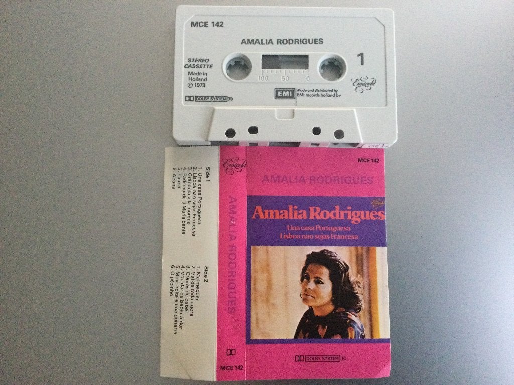 Amalia Rodriques MC, Cd's en Dvd's, Cassettebandjes, Gebruikt, 1 bandje, Ophalen of Verzenden, Origineel