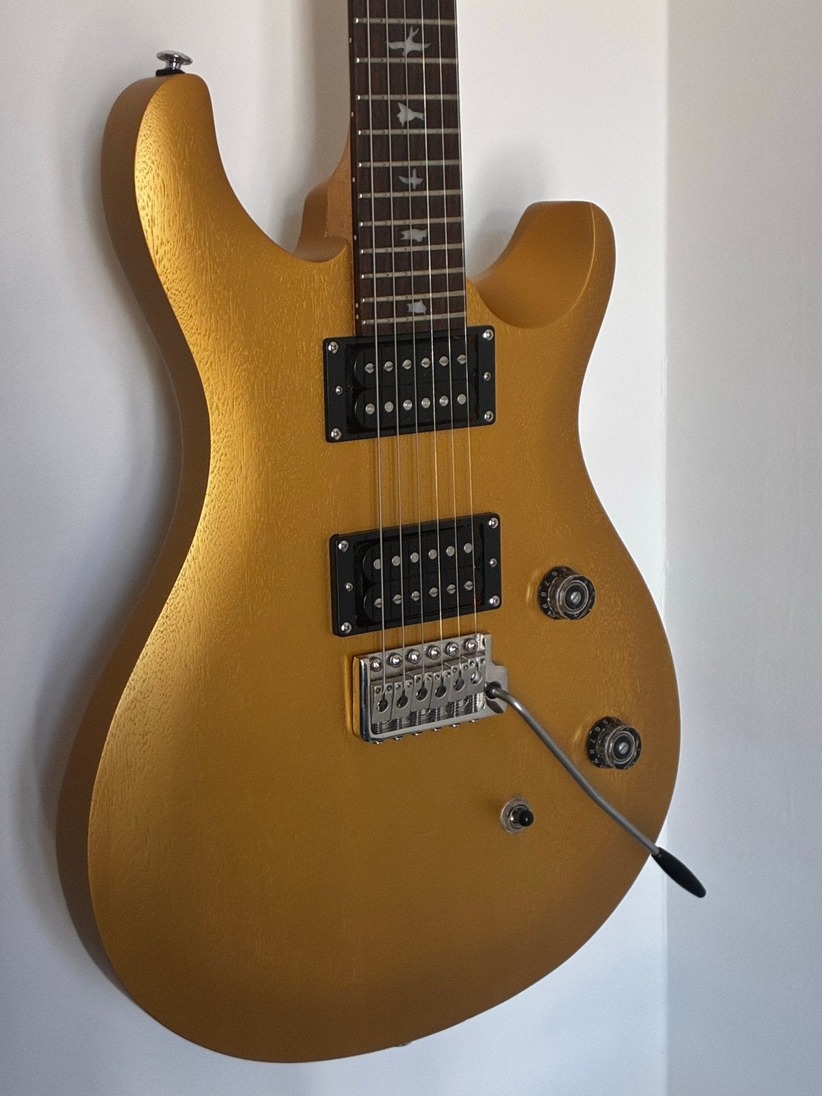 PRS SE CE 24 Standard Satin Metallic Gold Gitaar, Muziek en Instrumenten, Snaarinstrumenten | Gitaren | Elektrisch, Ophalen, Zo goed als nieuw