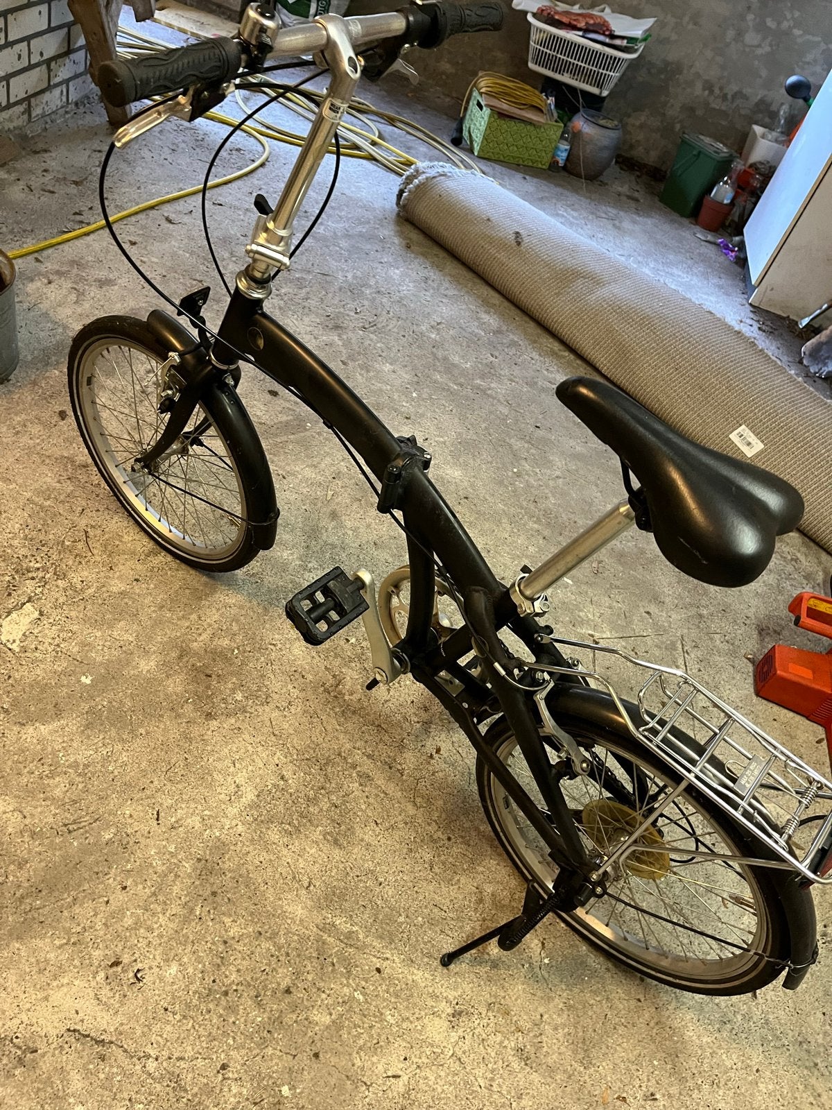 Hema opvouwbare fiets - Ideaal voor woon-werkverkeer, 20 inch of meer, Gebruikt, Velgrem, Totaal opvouwbaar