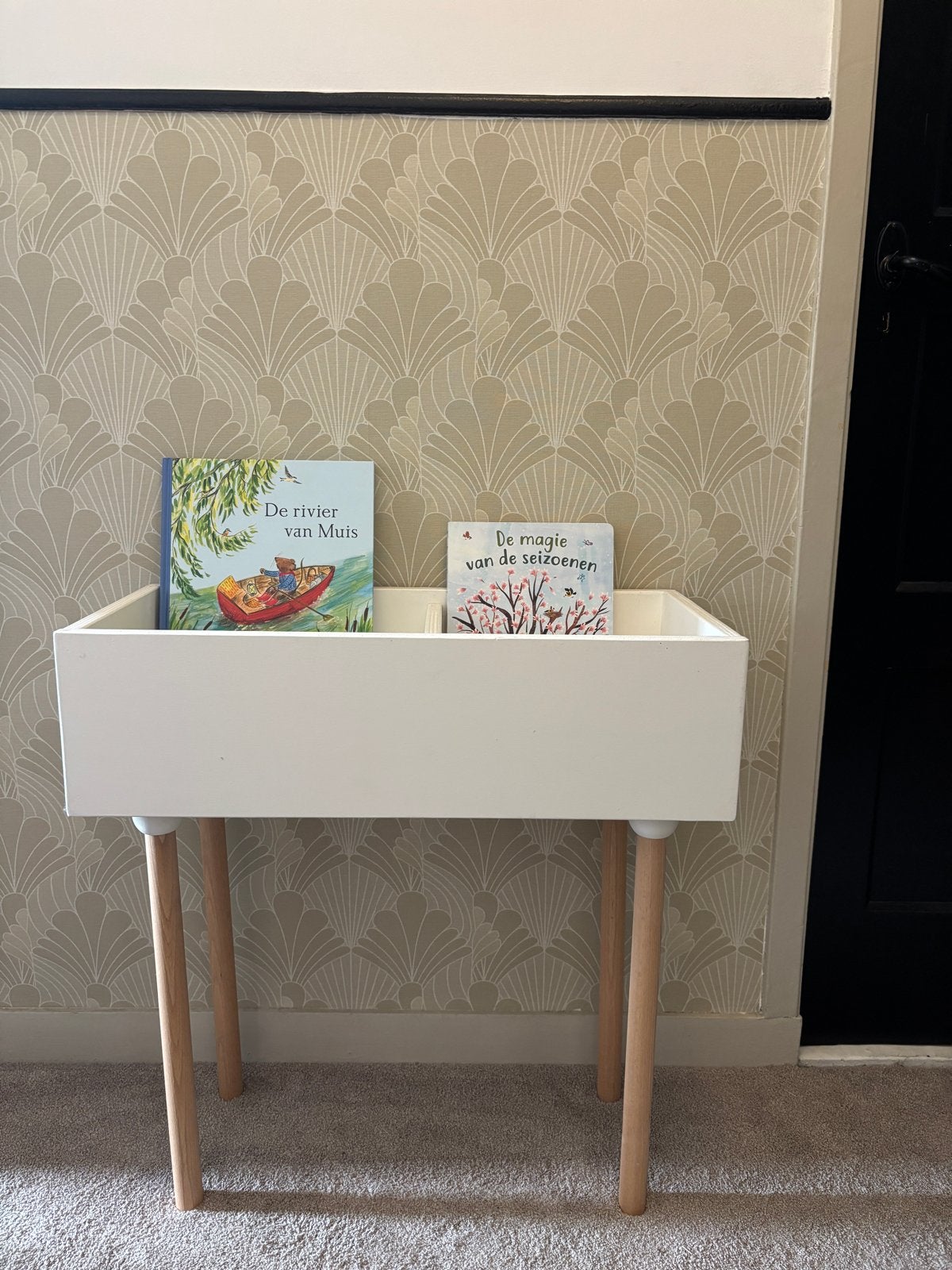 Boekenkastje/ boekenbak, Huis en Inrichting, Ophalen, Gebruikt, 50 tot 100 cm, Minder dan 100 cm