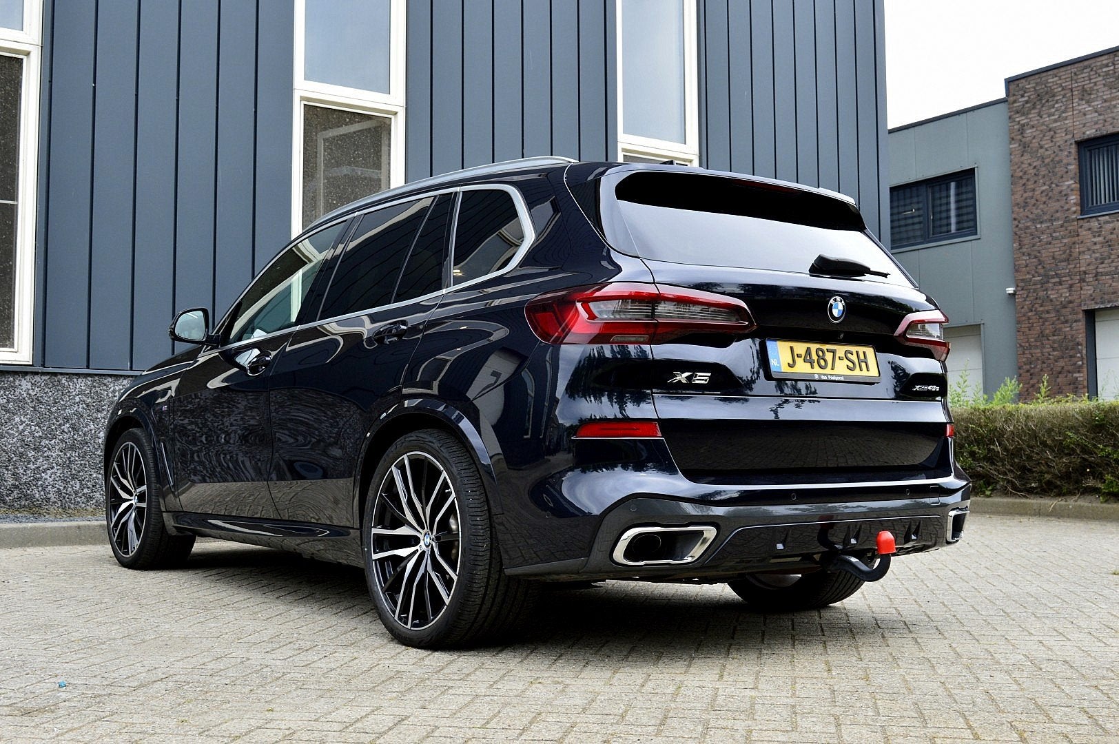 BMW X5 xDrive45e M-Sport High Executive SOH 90% Rijklaarprij, 12 maanden, Gebruikt, 394 pk, Zwart