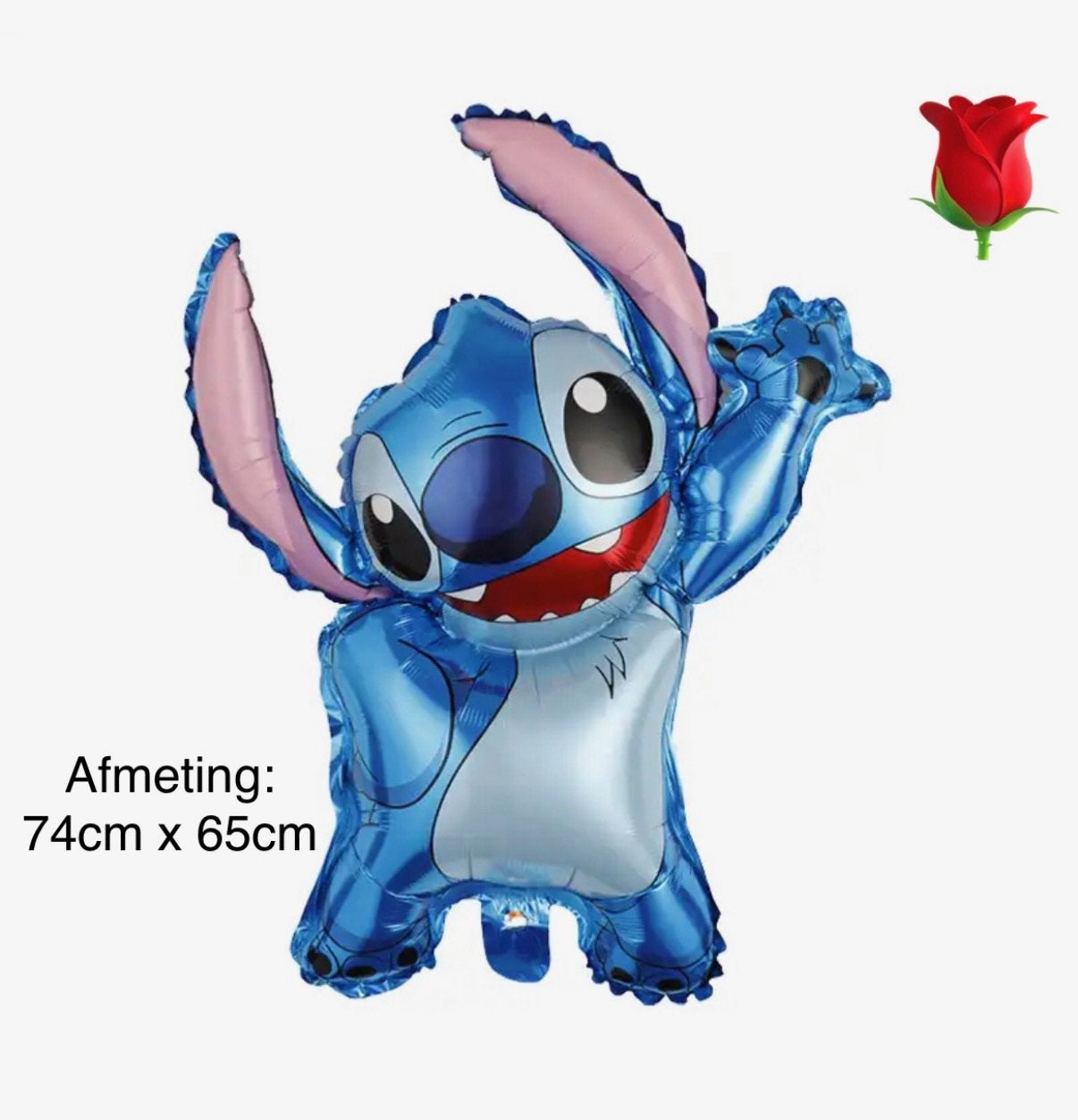 Stitch XL figuur folie ballon +/- 70cm