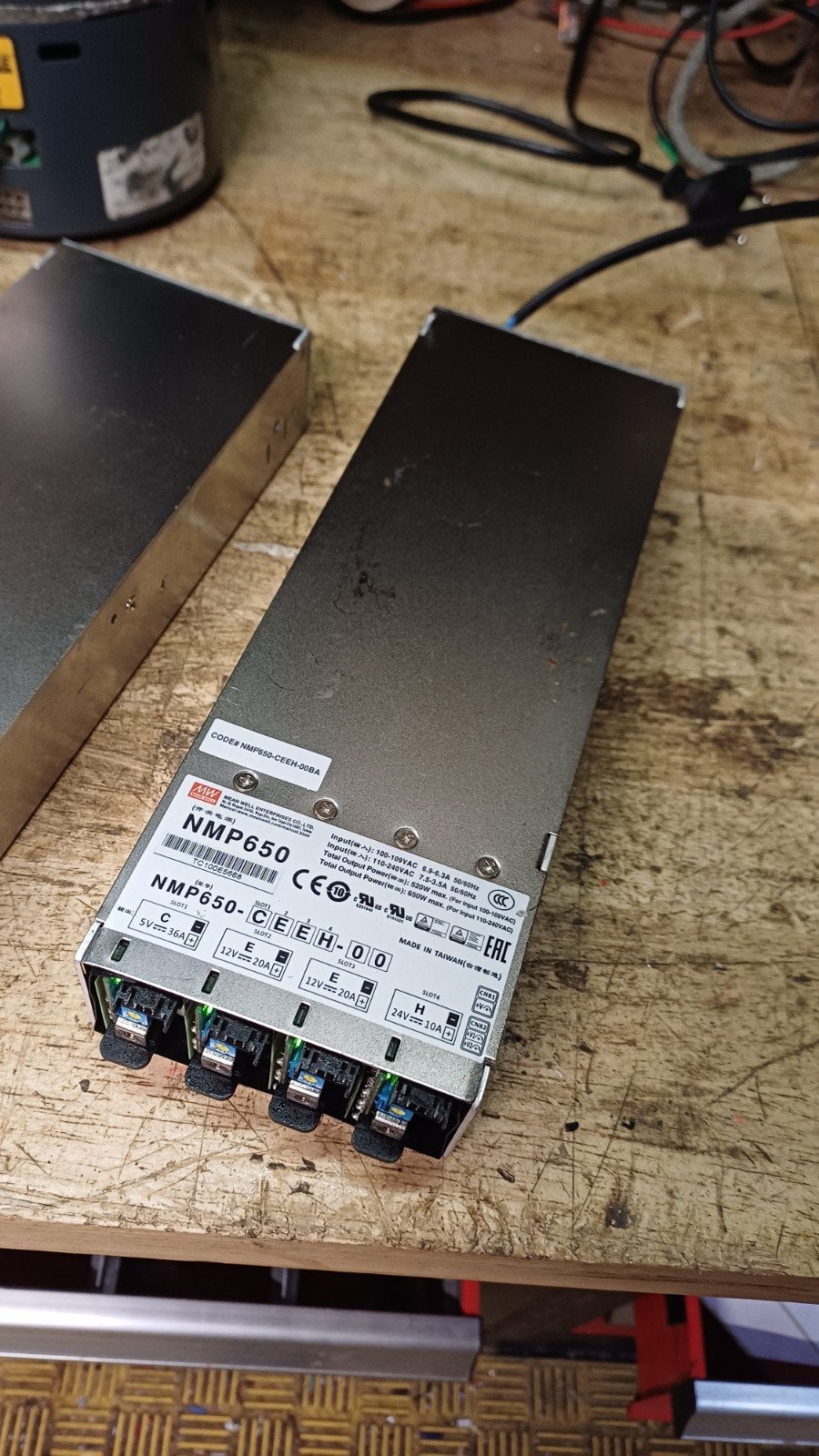 Mean well modulaire voeding 12V 24V 650W, Ophalen of Verzenden