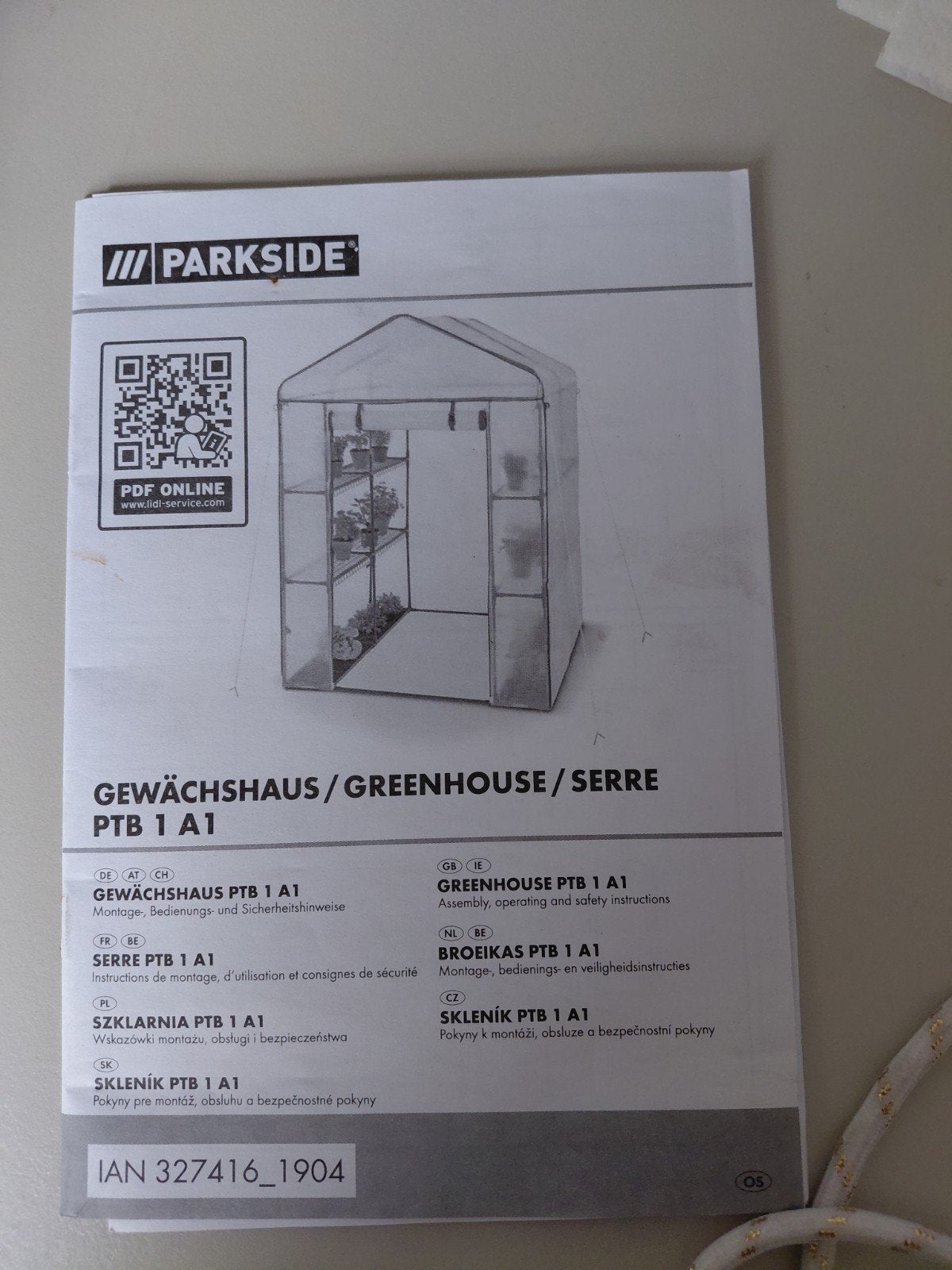 Broeikas / Tuinkast voor planten (gedemonteerd), Ophalen, Gebruikt, Kweekkas, Glas