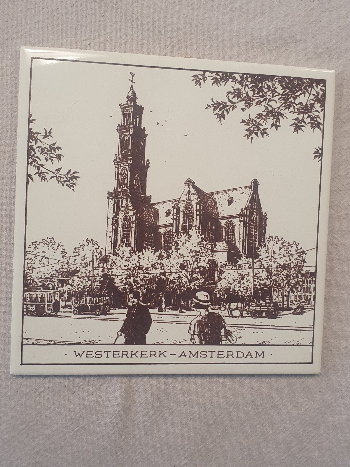 tegel Westerkerk Amsterdam Mosa, Ophalen