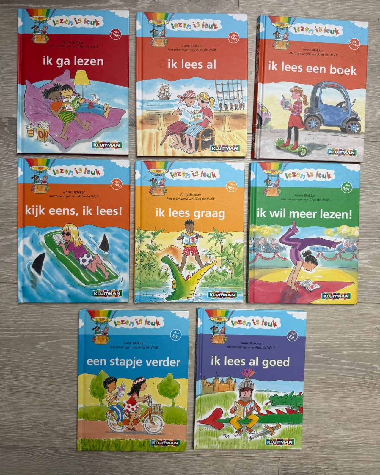 Kluitman avi serie 1t/m 8, Boeken, Ophalen of Verzenden, Zo goed als nieuw, Fictie algemeen