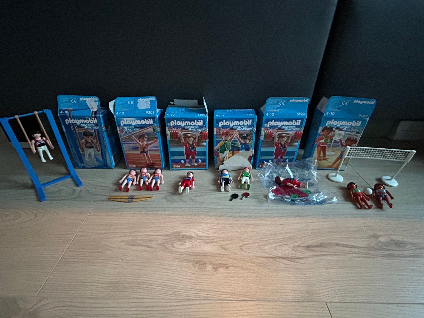 8 mini setjes playmobil, Ophalen, Complete set, Zo goed als nieuw, Sports & action