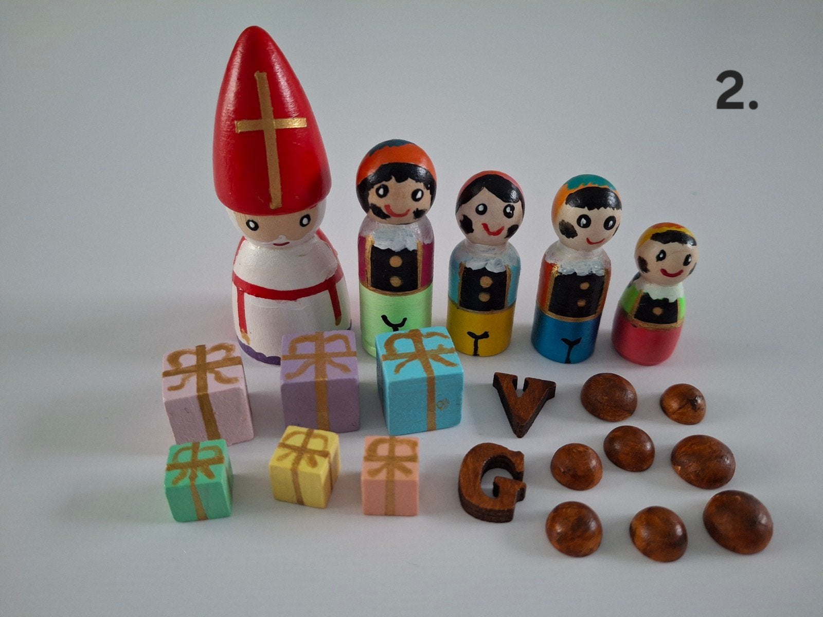 Pegdolls Sint met pietjes, Ophalen of Verzenden, Nieuw