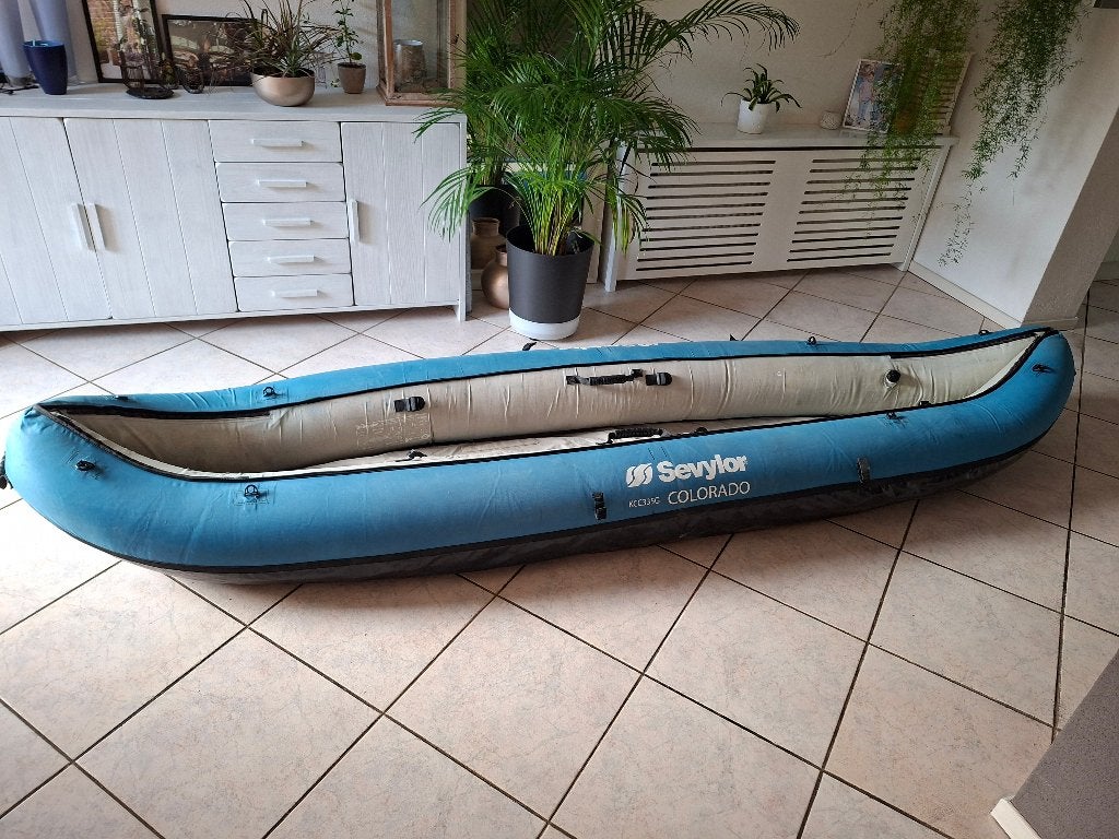 kano 2 personen sevylor colorado kcc335g lengte 3.30 meter, Watersport en Boten, Opblaasbaar, Twee personen, Ophalen of Verzenden