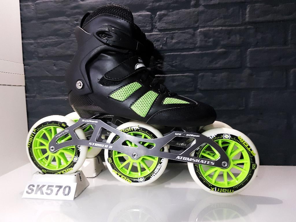 Atom Pro Fit Skeelers Skates 3x125 125mm Wielen Maat 41, Overige merken, Verzenden, Nieuw, Kinderen