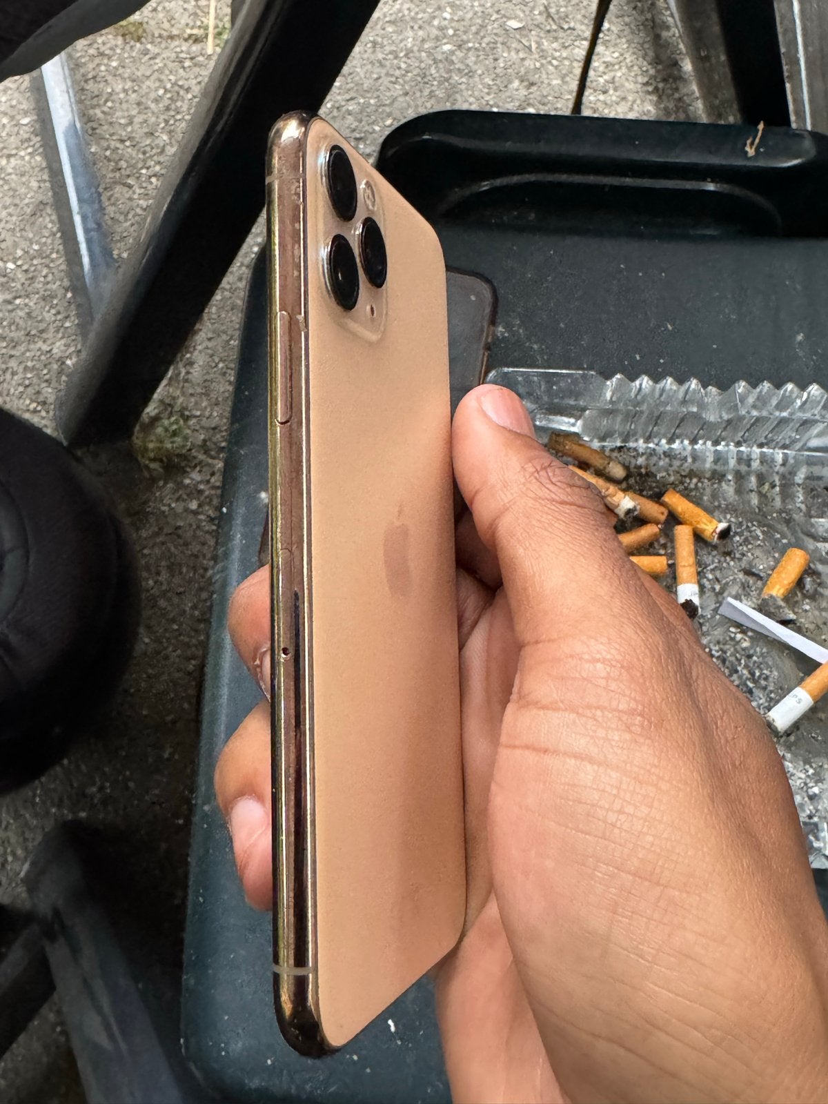 iPhone 11 Pro Max Goud met 100% batterijconditie, Telecommunicatie, Mobiele telefoons | Apple iPhone, Ophalen, Zo goed als nieuw