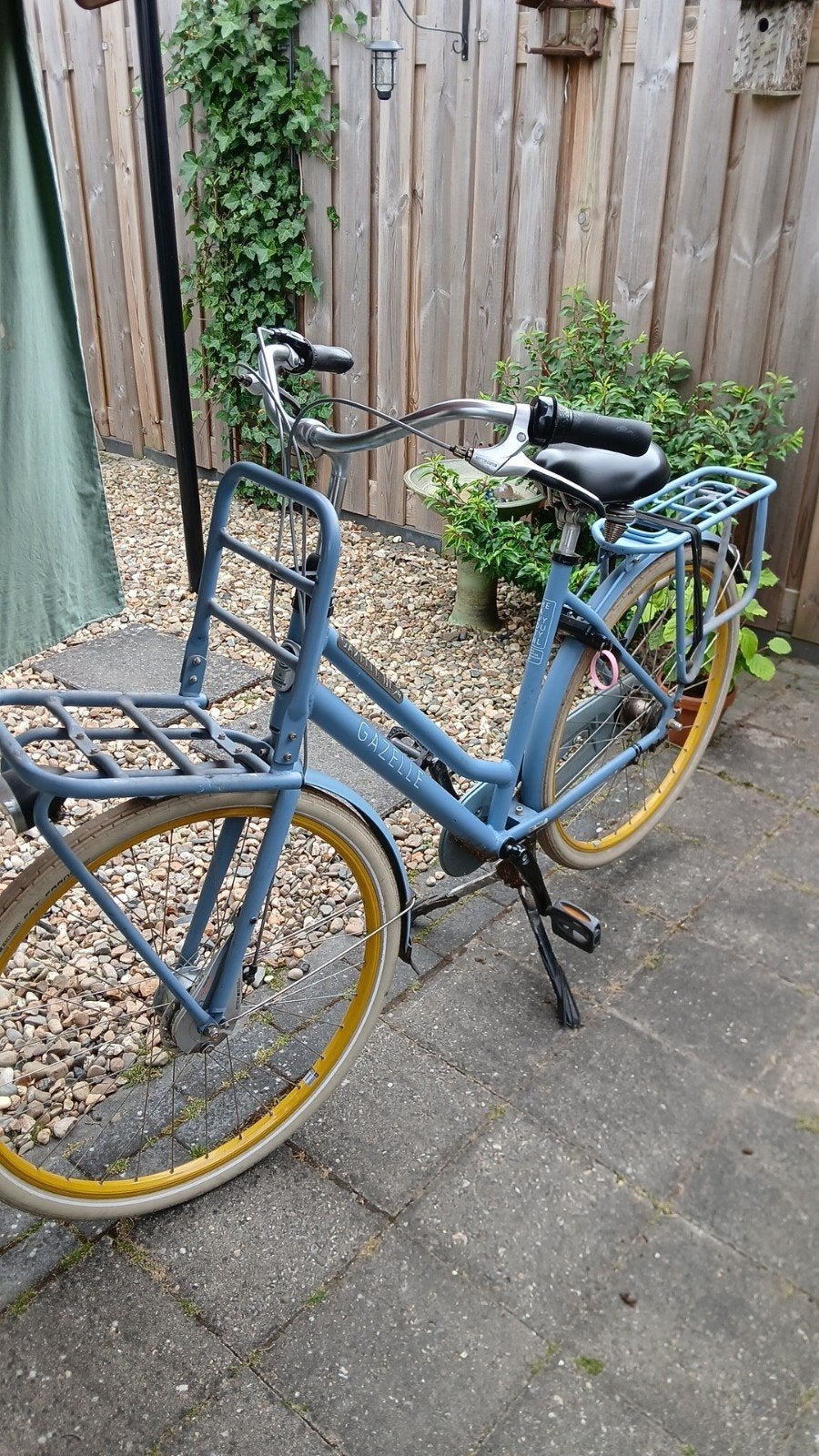 Gazelle fiets dames, Ophalen
