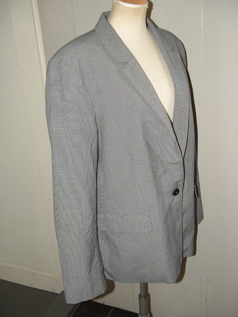 OVS jasje blazer maat 46 mini pied de poule, Kleding | Dames, Zwart, Maat 46/48 (XL) of groter, Ophalen of Verzenden, Zo goed als nieuw