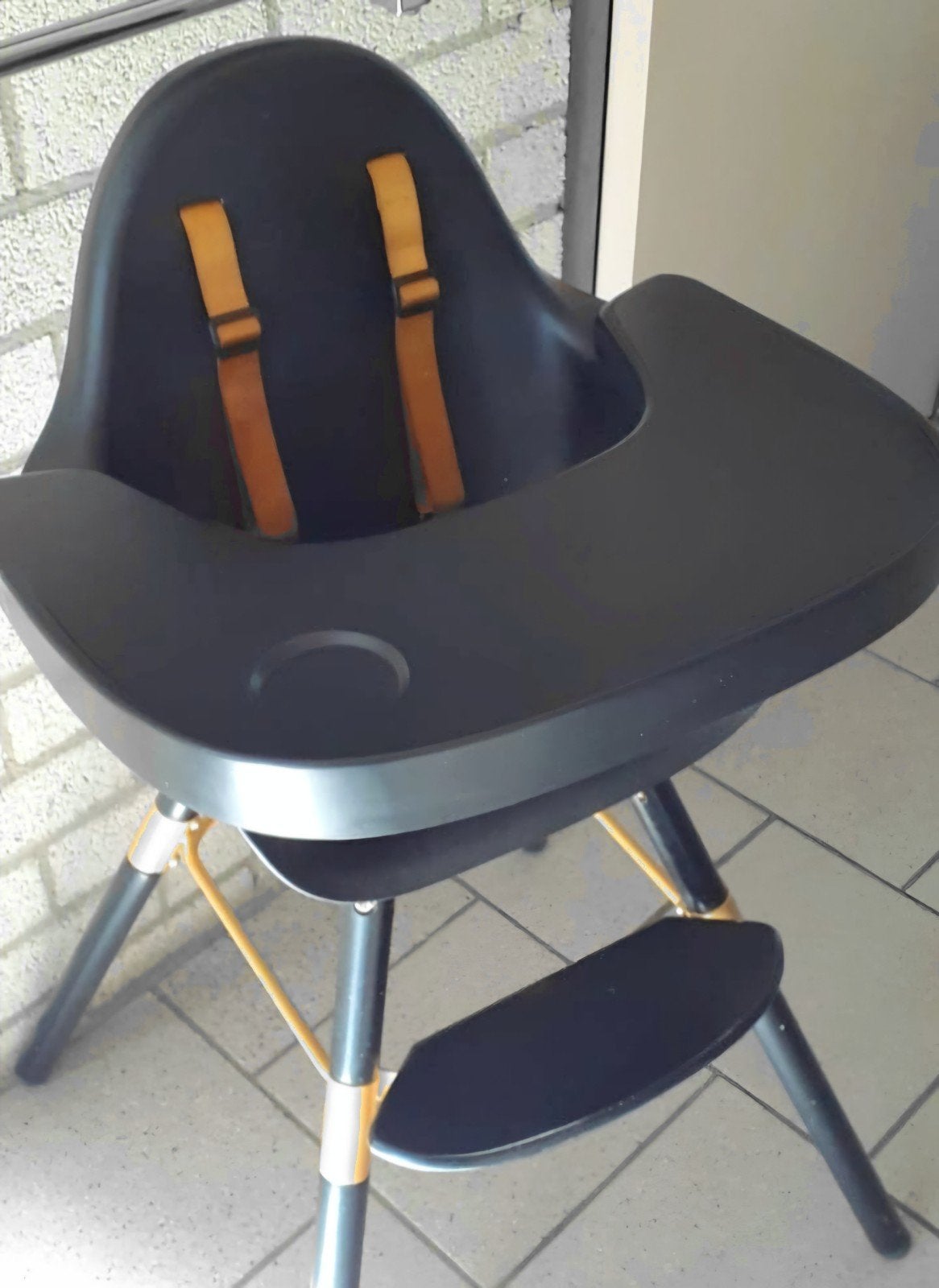 Mooie childwood EVOLU 2 Kinderstoel Zwart/Goud (zgan), Ophalen of Verzenden, Gebruikt