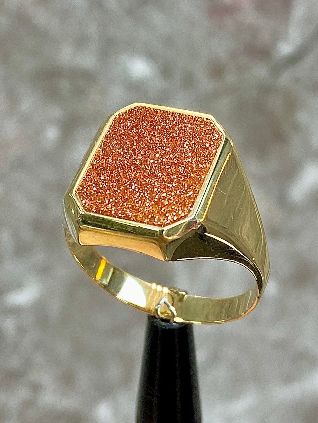 14k Gouden Ring met Edelsteen, 19 tot 20, Nieuw, Ophalen of Verzenden, Dame of Heer