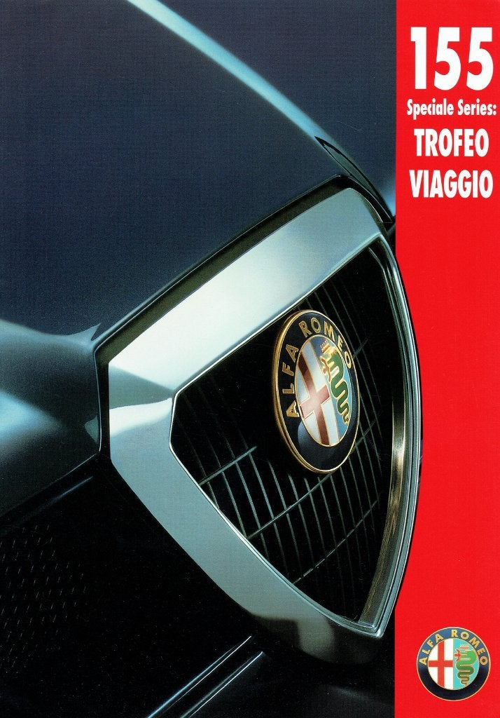 Folder Alfa Romeo 155 Trofeo en 155 Viaggio (1997), Verzenden, Gelezen, Alfa Romeo