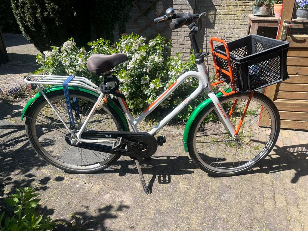 dames postcode fiets ,nieuwe band en ketting), Ophalen, Gebruikt, Terugtraprem, Versnellingen